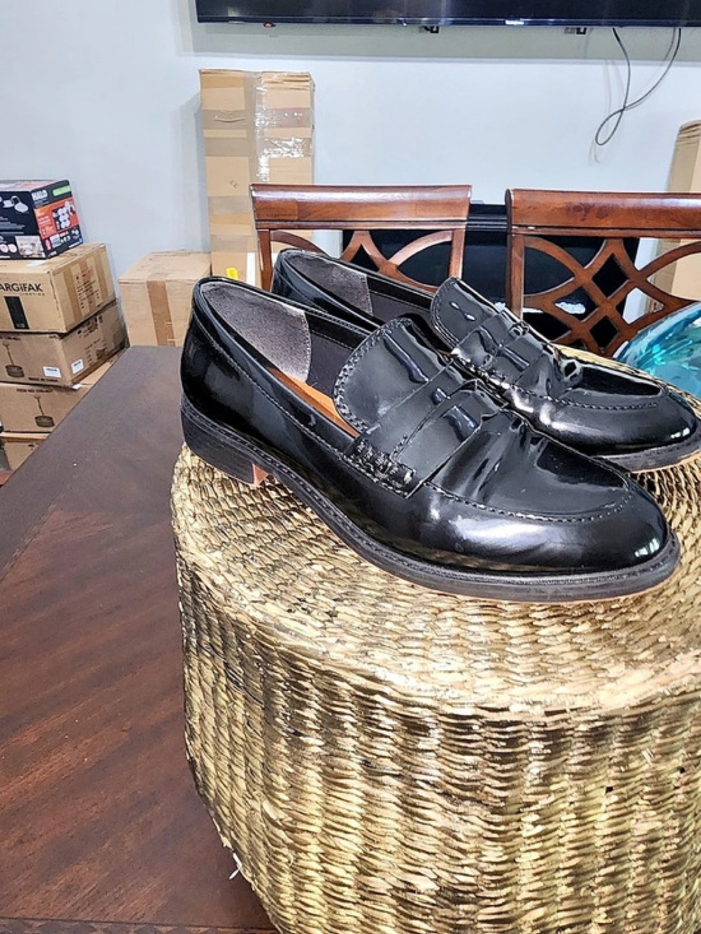 Franco Sarto Bocca Loafer Patent Black US 7M